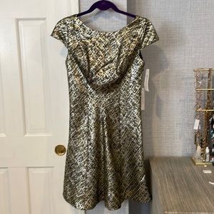 Shoshanna Metallic Tweed Dress